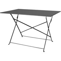 Bolero Pavement Style Folding Table Black 1100mm x 700mm