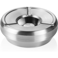 Was Germany Wind Ashtray Stainless Steel Dia 12 cm