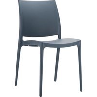 Maya Side Chair Dark Grey