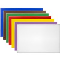 Hygiplas High Density Antibacterial Chopping Board Set 450x305x10mm (Pack of 7)