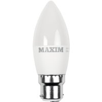 Maxim LED Candle Bayonet Cap Cool White 6W (10 Pack)