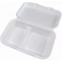 Bagasse 2 Part Meal Box X 200