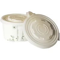 Compostable 16oz White Soup Container X 500