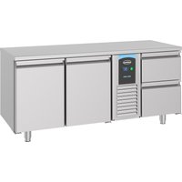 CombiSteel Counter 700 Refrigerator 2 Door and 2 Drawers Mono Block