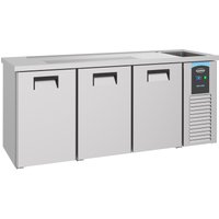 CombiSteel Beer Counter 3 Doors 1 Sink Right Motor