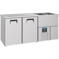 CombiSteel Beer Counter 2 Doors 2 Sinks Right Motor