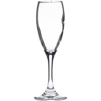 Libbey Teardrop Champagne Flutes 170ml/6oz LCE at 125ml (12 Pack)