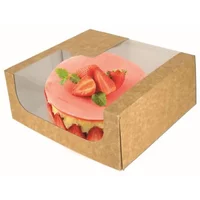 Kraft Cake Box 20x20x6cm X 50