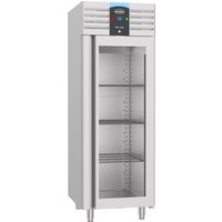 CombiSteel Refrigerator Single Stainless Steel Glass Door 700 Litre