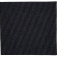 Fiesta Recyclable Premium Tablin Cocktail Napkin Black 24x24cm Airlaid 1/4 Fold (2400 Pack)