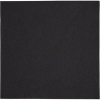 Fiesta Recyclable Dinner Napkin Black 40x40cm 3ply 1/4 Fold (1000 Pack)