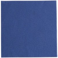 Fiesta Recyclable Dinner Napkin Dark Blue 40x40cm 3ply 1/4 Fold (1000 Pack)