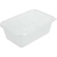 Satco Heavy Weight 650cc Clear Micro Cont & Lid X 250