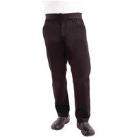 Chef Works Men's Lightweight Slim Trouser Black Size M
