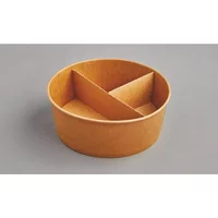 Kraft Bowl Insert 3 & 4 Compartment 32-38oz X 600