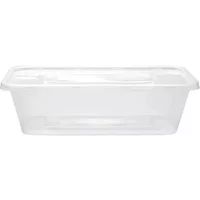 C500 Clear Microwave Container & Lid X250