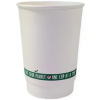 Compostable D/w 12oz White Cup X 500