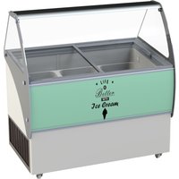 CombiSteel Ice Cream Display MALTA 13X 5LTR