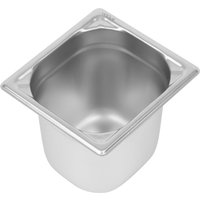 Vogue Heavy Duty Stainless Steel 1/6 Gastronorm Tray 150mm