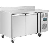Polar U-Series Double Door Counter Freezer with Upstand 282Ltr