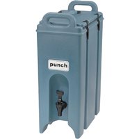 Cambro 500LCD Camtainer Insulated Beverage Dispenser Slate Blue 18Ltr