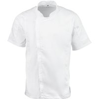 Chef Works Springfield Zipper Mens Chef Jacket White 2XL