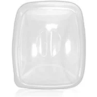 Clear Lid 500cc Black Container X 380