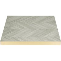 Bolero Pre-Drilled Table Top Chevron Design 700mm