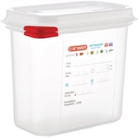 Araven Polypropylene 1/9 Gastronorm Food Storage Container 1.5Ltr (Pack of 4)