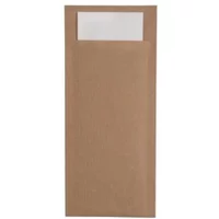 Kraft Cutlery Bags With Napkin X 500 T23