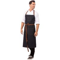 Chef Works Urban Memphis Wide Bib Apron Indigo