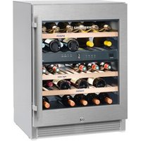 Liebherr WTES1672 Glazed Stainless Steel Wine Cabinet 123 Litres