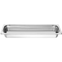 Vogue Stainless Steel Gastronorm 2/4 Tray 65mm
