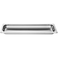 Vogue Stainless Steel Gastronorm 2/4 Tray 40mm