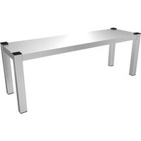 Combisteel 1-Level Flat-Packed Overshelf 1800 - Stainless Steel 430
