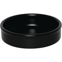 Olympia Mediterranean Stackable Dishes Black 134mm (6 Pack)