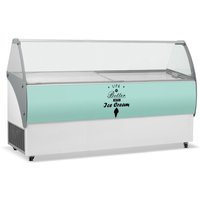 CRYSTAL Crystal 557L Elegante Ice Cream Display VENUSELEGANTE56