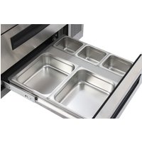 Chefs Range CB36TN Low Level fridge Chefs drawer - 1 x 1/1gn + 6 x 1/6gn per drawer
