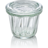 Bundt cake glass jar