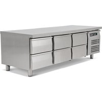 BLIZZARD Blizzard Six Drawer Low Height Snack Counter SNC3-DRW