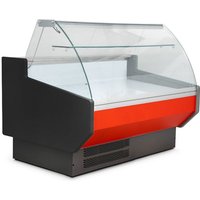 BLIZZARD 1.3m Curved Glass Serve Over Counter SIGMA13C