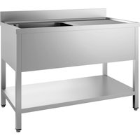 CombiSteel 600 Stainless Steel Sink Unit Flat Packed 2 Left 2000