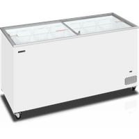 Tefcold IC501SC White, Flat lid