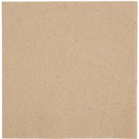 Fiesta Recyclable Recycled Cocktail Napkin Kraft 24x24cm 2ply 1/4 Fold (4000 Pack)