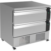 CombiSteel Refrigerated/Freezer Counter 2 Drawer 4X 1/1Gn