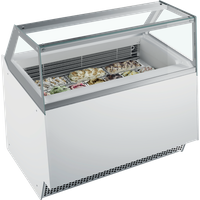 ISA ELEGANCE 10 Scoop Ice Cream Display