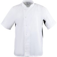 Whites Nevada Unisex Chef Jacket Black & White XS
