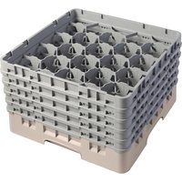 Cambro Camrack Beige 20 Compartments Max Glass Height 257mm