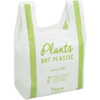 Vegware Compostable PLA Carrier Bags Medium (500 pack)