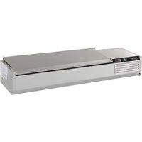 CombiSteel Refrigerated CounterTop Stainless Steel Lid 4 Bain-Marie Range